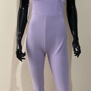 Mono asimétrico lila