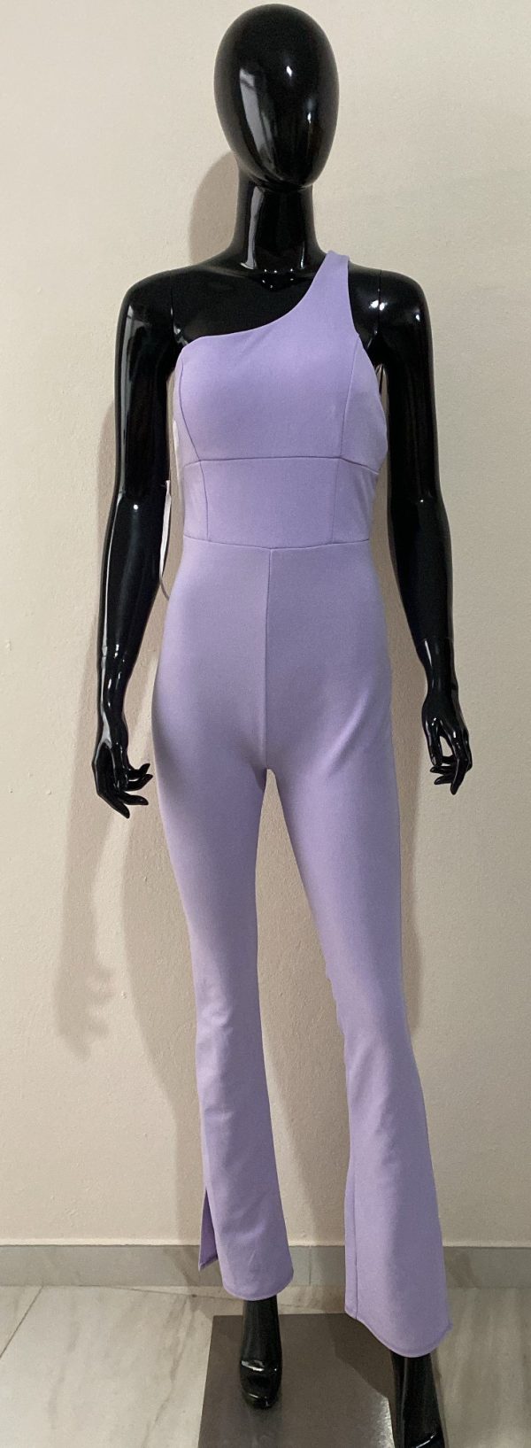 Mono asimétrico lila