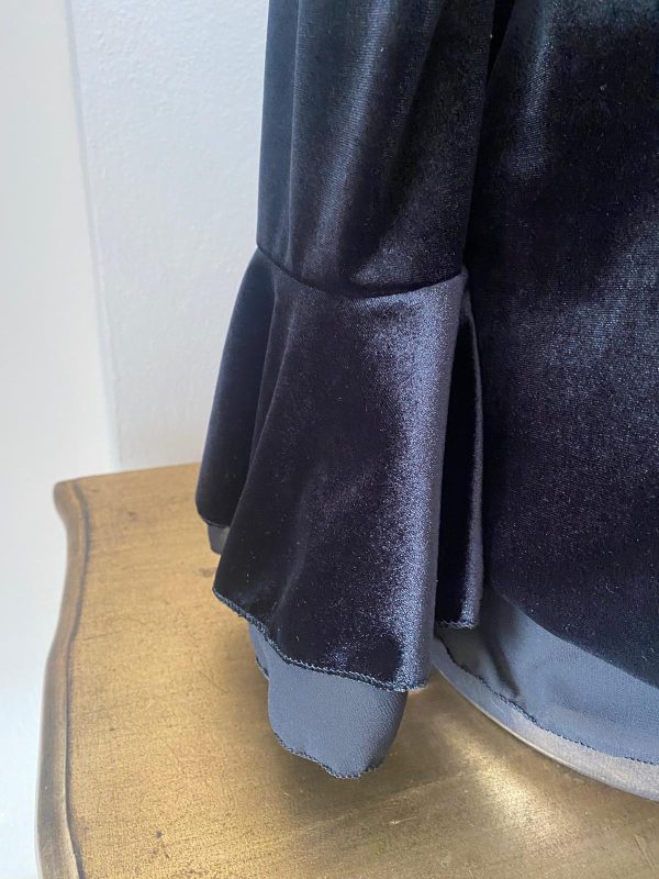 Blusa terciopelo y gasa - Imagen 3