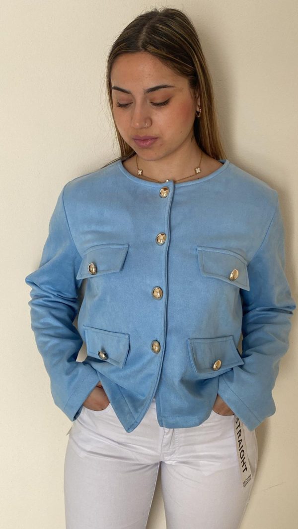 Chaqueta de piel vuelta varios colores - Imagen 2