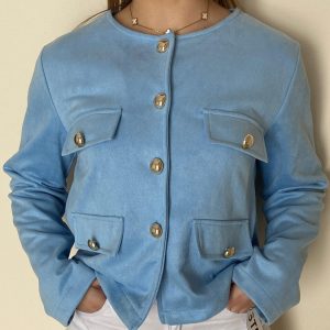 Chaqueta de piel vuelta varios colores