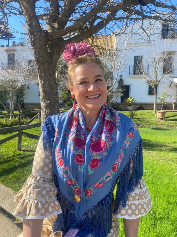 Mantoncillo  flamenca modelo Adriana