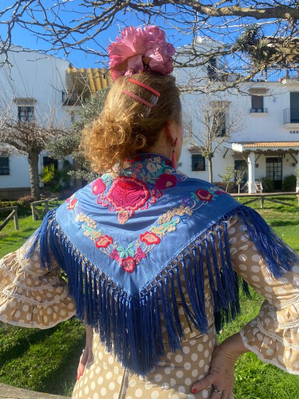Mantoncillo  flamenca modelo Adriana - Imagen 2