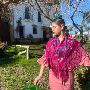 Mantoncillo de flamenca modelo Lucia