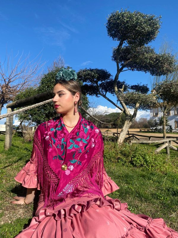 Mantoncillo de flamenca modelo Lucia - Imagen 3