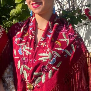 Mantón de flamenca modelo Carla