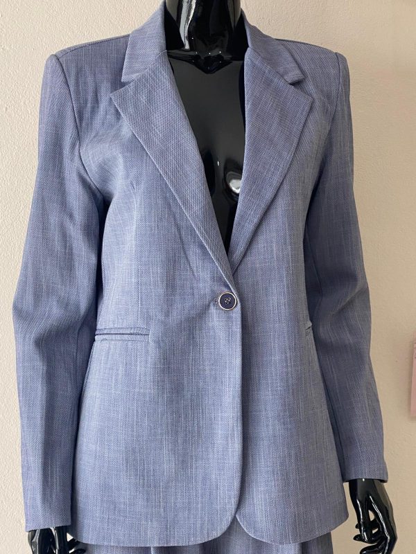 Traje de chaqueta celeste - Imagen 3