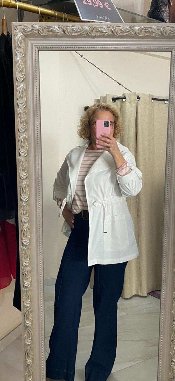 Parka  color blanco - Imagen 5