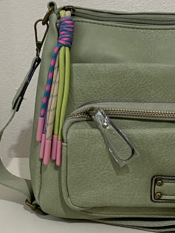 Bolso polipiel verde - Imagen 2