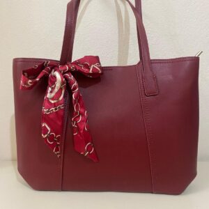 Bolso polipiel burdeos