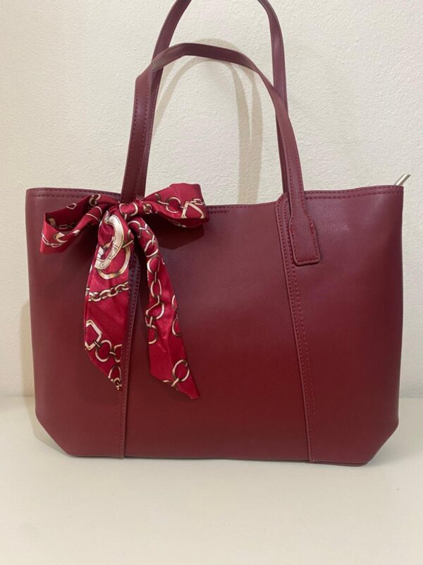 Bolso polipiel burdeos