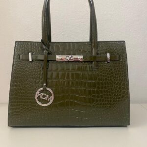 Bolso serpiente verde