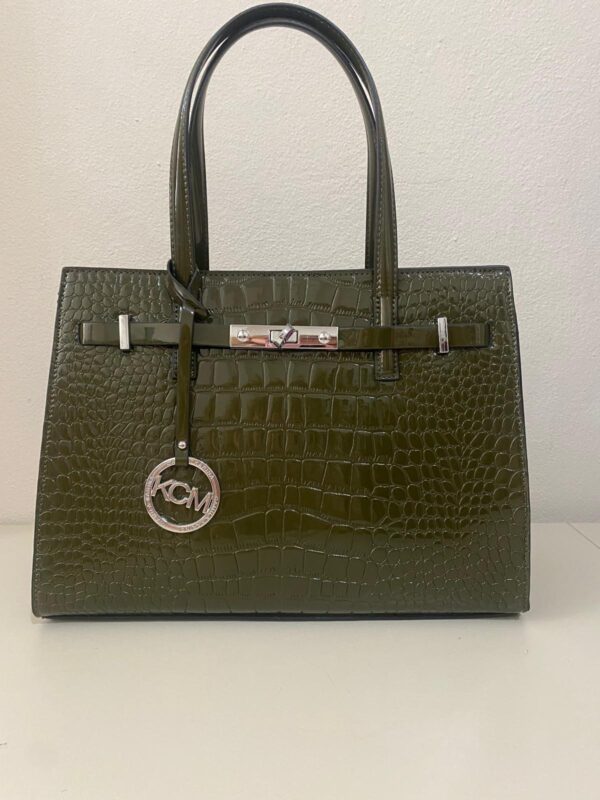 Bolso serpiente verde