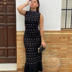 Vestido tachuelas