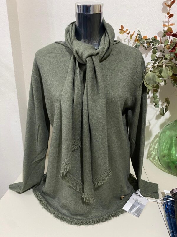 Jersey con bufanda