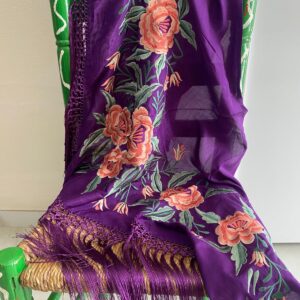 Mantoncillo modelo Luz con naranja