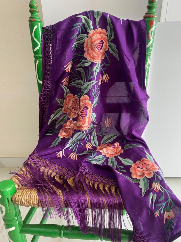 Mantoncillo modelo Luz con naranja