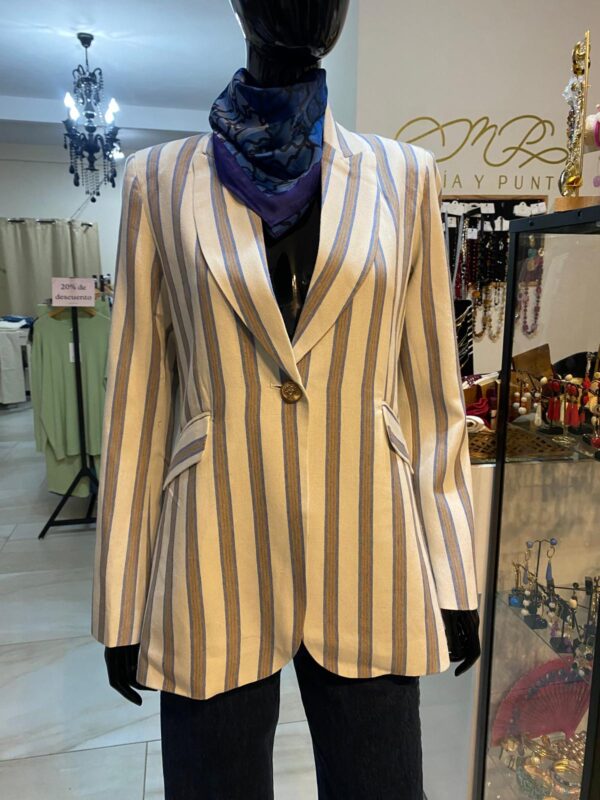 Chaqueta rayas anchas