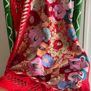 Mantoncillo de flamenca modelo Telma en rojo