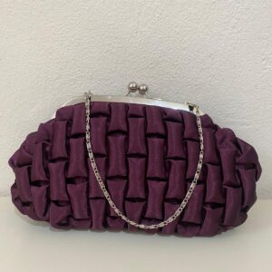 Bolso de tela satinada