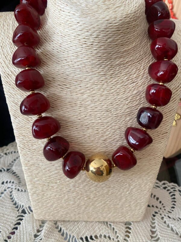 Collar bola dorada - Imagen 2