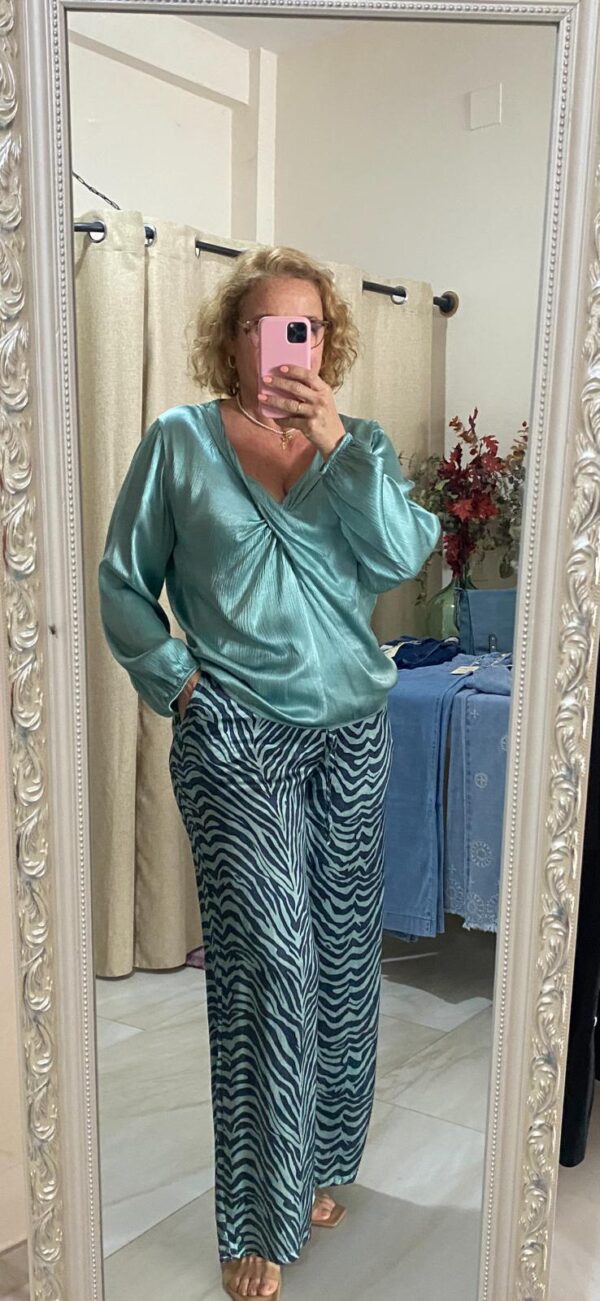 Blusa escote V - Imagen 4