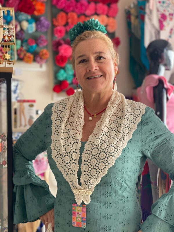 Traje de flamenca perforado - Imagen 2