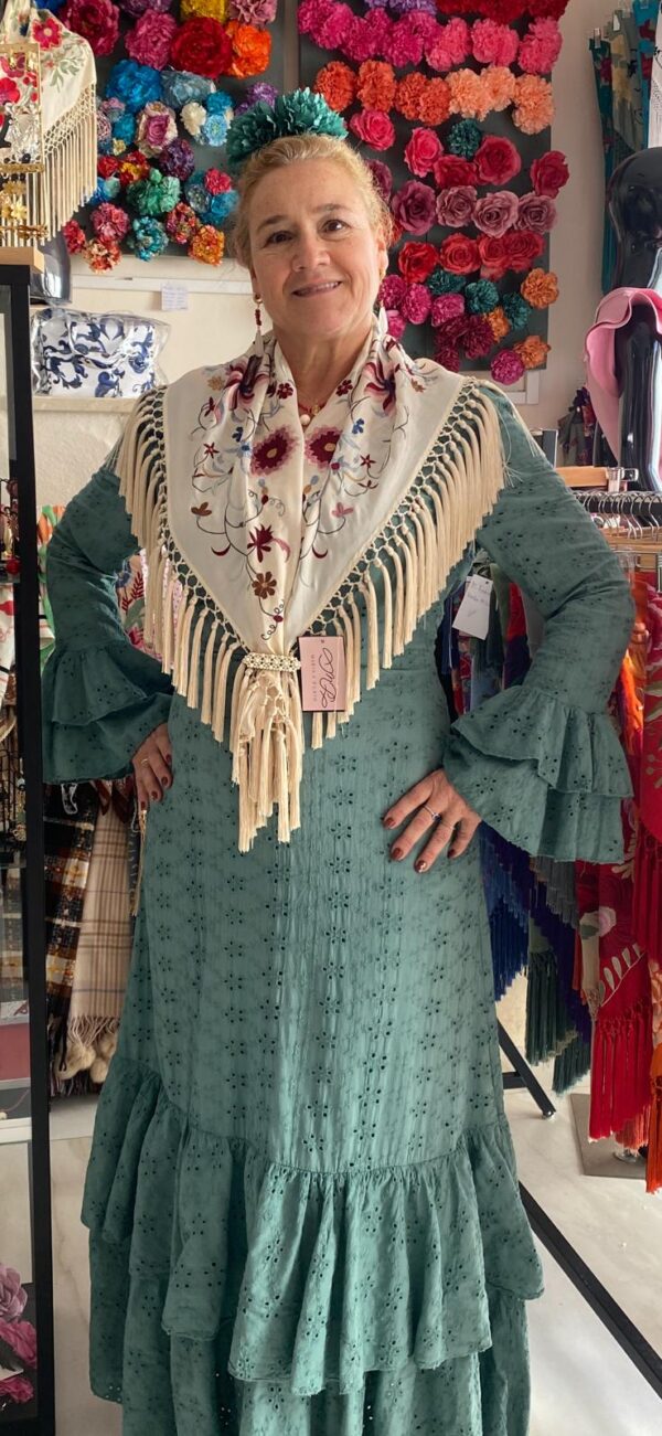 Traje de flamenca perforado - Imagen 4