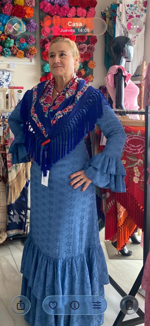 Traje de flamenca perforado - Imagen 8