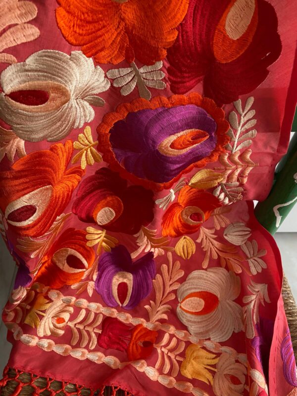 Mantoncillo de flamenca modelo Marta en pimentón - Imagen 2