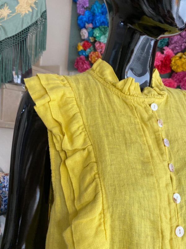 Blusa puro lino - Imagen 2