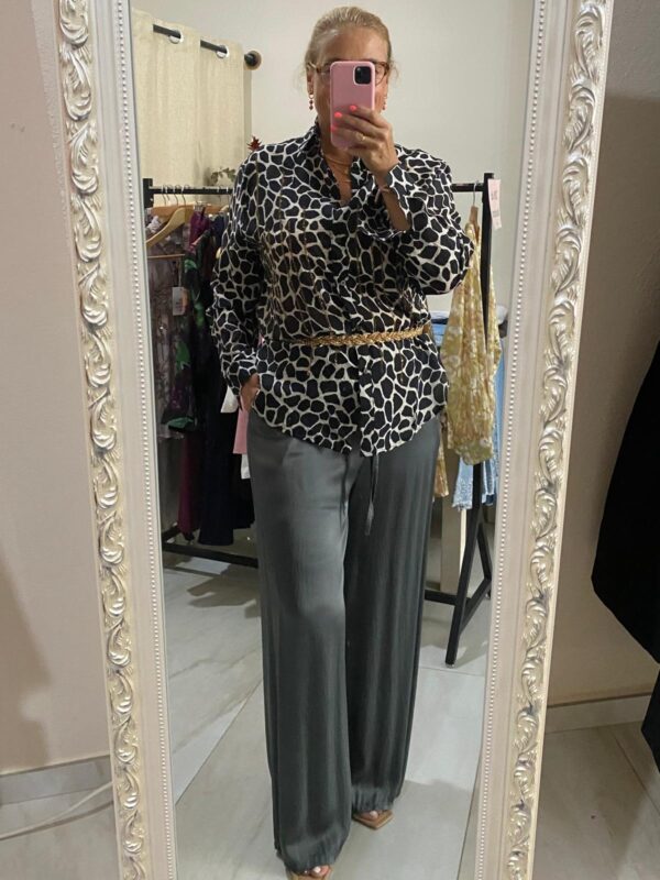 Blusa brillo negra - Imagen 3