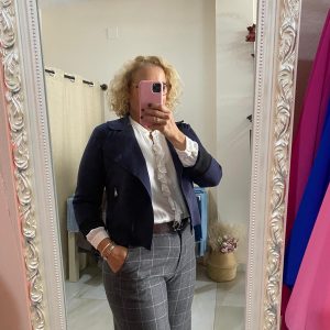 Chaqueta sin botón